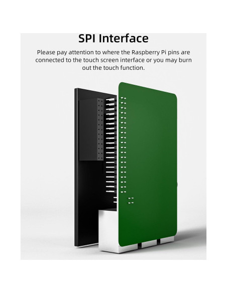 Pantalla Táctil 3.5" CUQI para Raspberry Pi 3/4/5 480x320