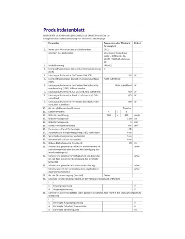 Pantalla Táctil 3.5" CUQI para Raspberry Pi 3/4/5 480x320