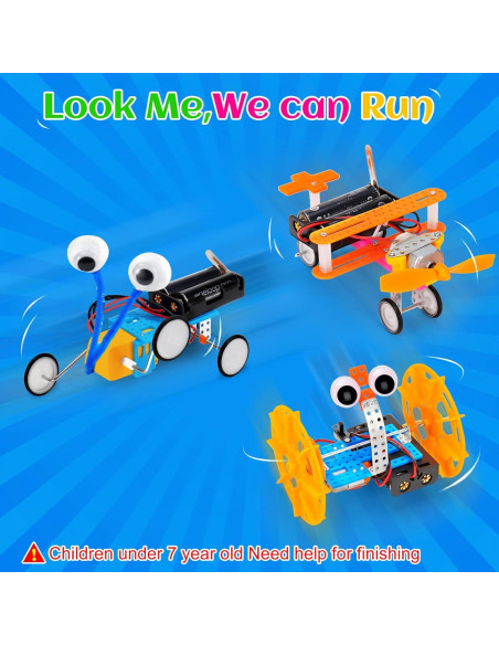 Kit de Robótica STEM Tsomtto 6 Experimentos para Niños 8+ Kit de Robótica STEM Tsomtto 6 Experimentos para Niños 8+