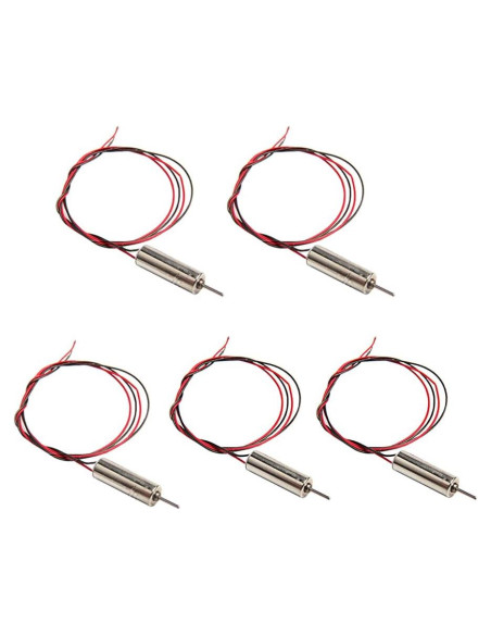 Motor DC Mini Acxico 4mm 60000RPM 5Pcs para Dron RC