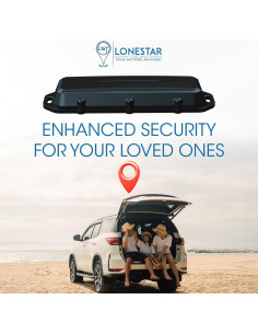 Rastreador GPS Oculto LoneStar para Vehículos - Antirrobo, 8 Años Batería 2