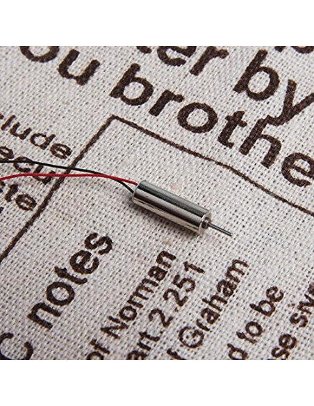 Motor DC Mini Acxico 4mm 60000RPM 5Pcs para Dron RC