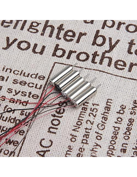 Motor DC Mini Acxico 4mm 60000RPM 5Pcs para Dron RC