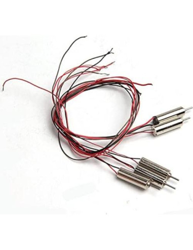 Motor DC Mini Acxico 4mm 60000RPM 5Pcs para Dron RC