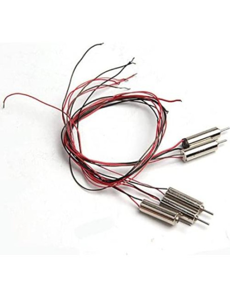 Motor DC Mini Acxico 4mm 60000RPM 5Pcs para Dron RC