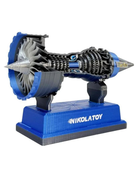 Modelo Turbofan Trent 900 NIKOLATOY 12cm Juguete Educativo Modelo Turbofan Trent 900 NIKOLATOY 12cm Juguete Educativo