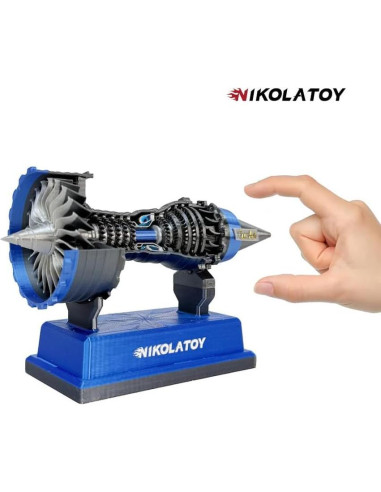 Modelo Turbofan Trent 900 NIKOLATOY 12cm Juguete Educativo