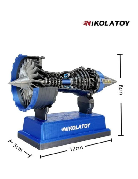 Modelo Turbofan Trent 900 NIKOLATOY 12cm Juguete Educativo Modelo Turbofan Trent 900 NIKOLATOY 12cm Juguete Educativo