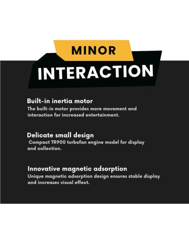 Modelo Turbofan Trent 900 NIKOLATOY 12cm Juguete Educativo