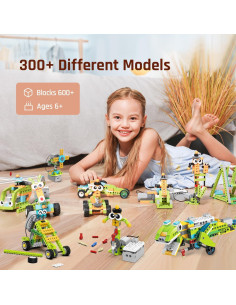 Kit Robótico Educativo Makerzoid 600 Bloques 6+ Años 2