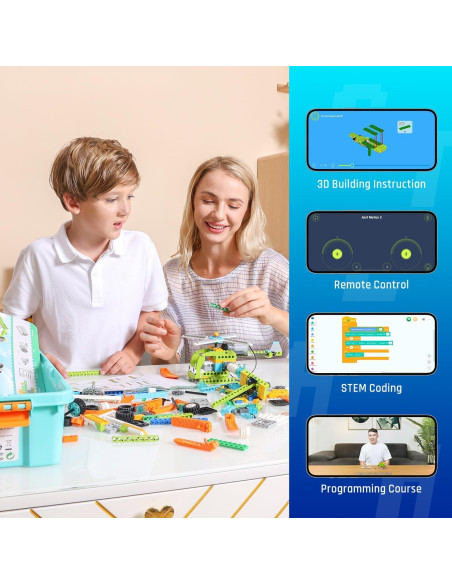 Kit Robótico Educativo Makerzoid 600 Bloques 6+ Años