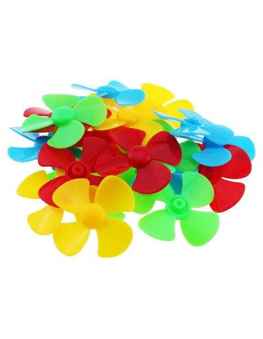 20 Hélices Plásticas 40mm para Motor DC 2mm MTQY