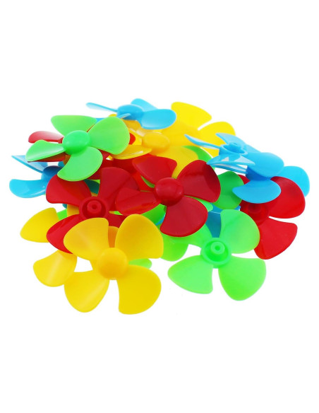 20 Hélices Plásticas 40mm para Motor DC 2mm MTQY