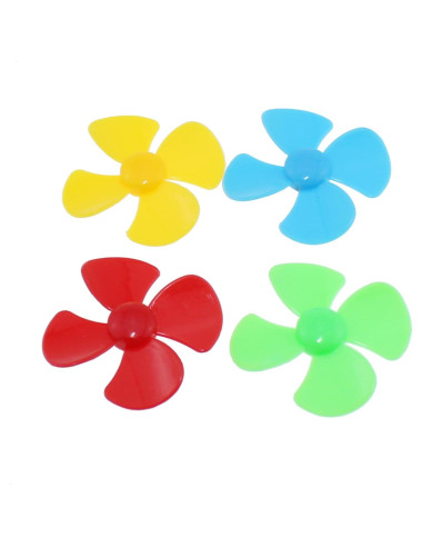 20 Hélices Plásticas 40mm para Motor DC 2mm MTQY
