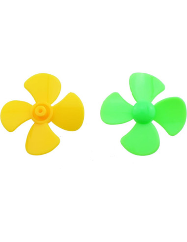 20 Hélices Plásticas 40mm para Motor DC 2mm MTQY