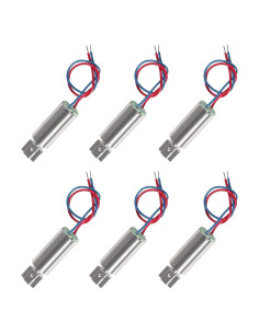 Motor Vibrante Micro Sin Núcleo Alinan 6pcs 3V 14000RPM 6x14mm