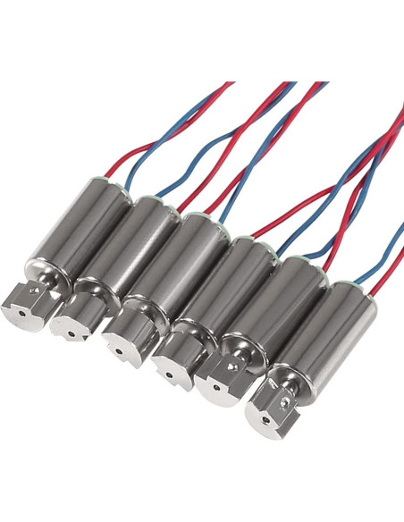 Motor Vibrante Micro Sin Núcleo Alinan 6pcs 3V 14000RPM 6x14mm