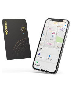 Rastreador de billetera VOCOlinc Air Tag recargable IP67