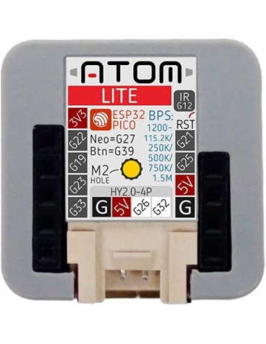 M5Stack ATOM Lite Kit Desarrollo Compacto ESP32 IoT 2.39cm