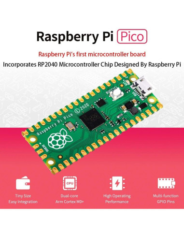 Placa Microcontrolador Raspberry Pi Pico ICEASY 2 Paquete