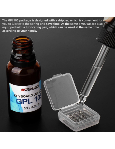Lubricante RUNJRX GPL 105 para Teclados Mecánicos 15g