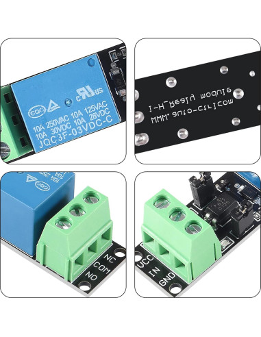 Módulo de Relé 1 Canal 3V Shutao con Optoacoplador