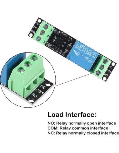 Módulo de Relé 1 Canal 3V Shutao con Optoacoplador