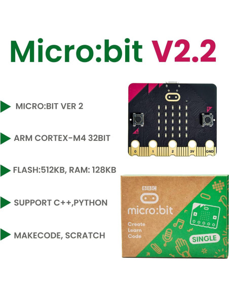 Kit de Inicio 45 Sensores Keyestudio Micro:bit V2.2