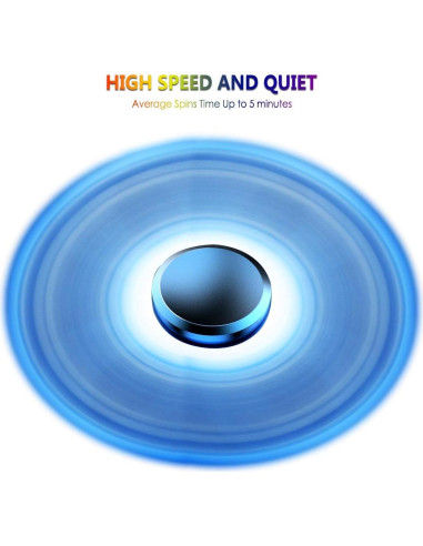 Fidget Spinner ATESSON Alta Velocidad Alivio Estrés 11cm