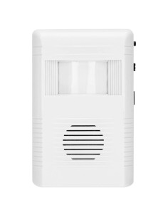 Sensor de Movimiento Tiiyee Infrarrojo Alarma 5m Blanco