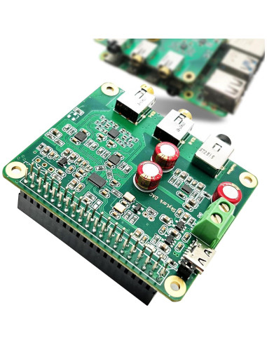 Tarjeta de Audio HiFi DAC Pro Hat Innomaker para Raspberry Pi