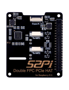 HAT GeeekPi B12 para Raspberry Pi 5 - Expansión Dual PCIe