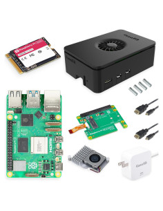 CanaKit Raspberry Pi 5 PC de Escritorio 256GB SSD 8GB RAM