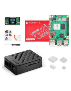 Kit RasTech Raspberry Pi 5 8GB RAM con caja y accesorios