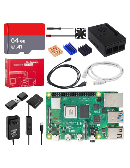Kit Vemico Raspberry Pi 4 Modelo B 8GB con accesorios