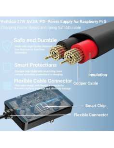 Kit Vemico Raspberry Pi 4 Modelo B 8GB con accesorios 2