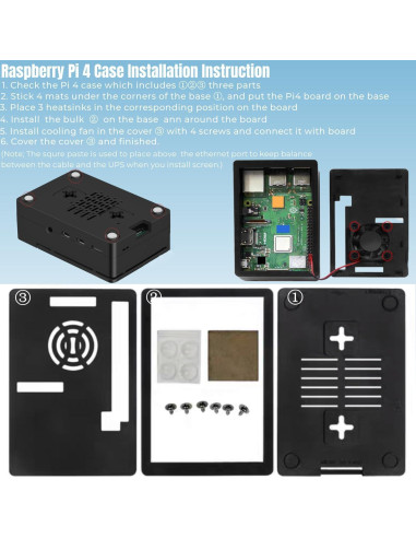 Kit Vemico Raspberry Pi 4 Modelo B 8GB con accesorios