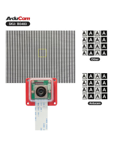 Cámara Arducam OwlSight 64MP para Raspberry Pi 3/4/5