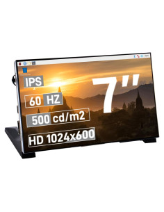 Pantalla LCD 7" GeeekPi 1024x600 HDMI para Raspberry Pi