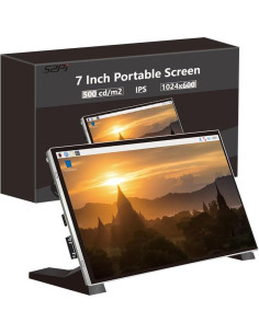 Pantalla LCD 7" GeeekPi 1024x600 HDMI para Raspberry Pi 2