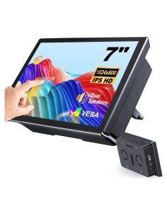 Pantalla Táctil 7" IPS Gallagher 1024x600 HDMI para Raspberry Pi