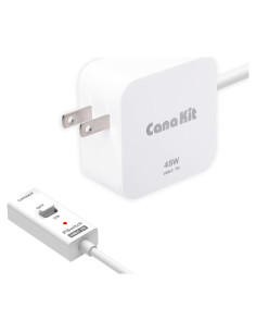 Fuente de Alimentación USB-C 45W CanaKit con PiSwitch para Raspberry Pi 5