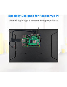 Monitor Táctil 10.5" Wisecoco 2K 2560x1600 HDMI RPi 2