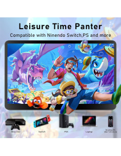 Monitor LCD 7" HMTECH para Raspberry Pi 400/4/3/2/Zero 2