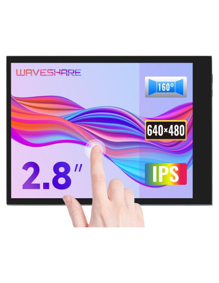 Pantalla LCD 2.8" Waveshare 480x640 DPI Táctil Raspberry Pi
