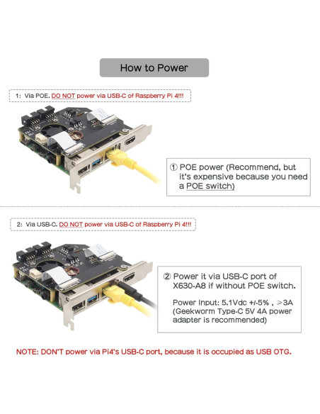 Geekworm KVM-A8 para Raspberry Pi 4 - Control Remoto HDMI Geekworm KVM-A8 para Raspberry Pi 4 - Control Remoto HDMI