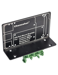 Soporte de Montaje en Riel DIN Electronics-Salon para Raspberry Pi y BeagleBone