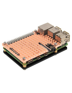 Disipador de Cobre H402 para Raspberry Pi 4 - 4mm Grosor