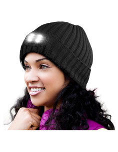 Gorro LED Headlightz Roq Innovation Unisex Recargable