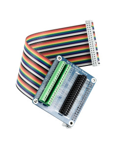 Placa de Conexión GPIO 1 a 3 y Cable IDC 40P yddmyo